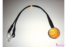 obrázek Záchytný klip na sluchadla nebo procesor/y - Basketbalový míč