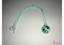 obrázek Záchytný klip na sluchadla nebo procesor/y - Světle Tyrkysové Ornamenty