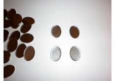 obrázek Lůžko bez očka - oválné 25x18 mm